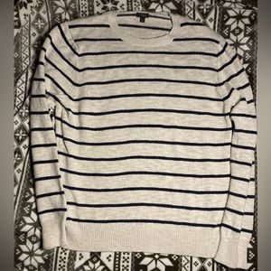 $Sold$ Jcrew striped knitted crewneck XL